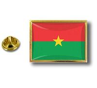 Akacha pins pin Badge pin's Metal avec Pince Papillon Drapeau Burkina Faso