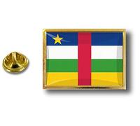 Akacha pins pin Badge pin's Metal avec Pince Papillon Drapeau Centrafricaine