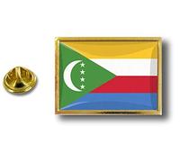 Akacha pins pin Badge pin's Metal avec Pince Papillon Drapeau Comores comorien