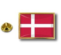 Akacha pins pin Badge pin's Metal avec Pince Papillon Drapeau Danemark Danois