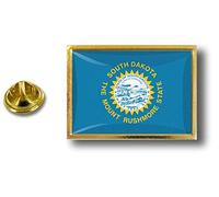 Akacha pins pin Badge pin's Metal Pince Papillon Drapeau Etats USA Dakota sud