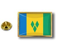 Akacha pins pin Badge pin's Metal Pince Papillon Drapeau Saint Vincent Grenadines