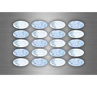 Akachafactory 100x Autocollant Sticker surgels Produits Date Conservation Aliments tiquetage