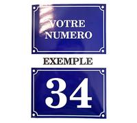 Akachafactory Autocollant Sticker Numero de Rue Boite aux a Lettre Plaque Personnalisable