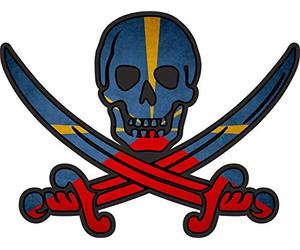 Akachafactory Autocollant Sticker Pirate Jack Rackham Calico Drapeau Pays RE ile de la Reunion