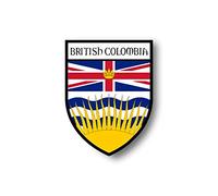 Akachafactory Autocollant Sticker Voiture Moto Blason Drapeau Canada Colombie Britannique