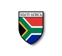 Akachafactory Autocollant Sticker Voiture Moto Blason Ville Drapeau Afrique du sud