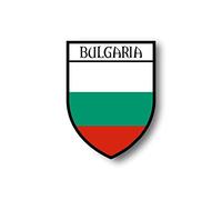 Akachafactory Autocollant Sticker Voiture Moto Blason Ville Drapeau Bulgarie bulgare