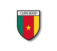 Akachafactory Autocollant Sticker Voiture Moto Blason Ville Drapeau Cameroun camerounais