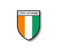 Akachafactory Autocollant Sticker Voiture Moto Blason Ville Drapeau Cote D'Ivoire ivoirien