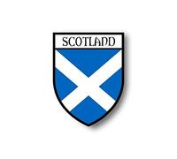Akachafactory Autocollant Sticker Voiture Moto Blason Ville Drapeau Ecosse Royal Saint Andrew