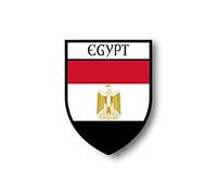 Akachafactory Autocollant Sticker Voiture Moto Blason Ville Drapeau Egypte egyptien