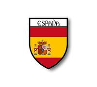 Akachafactory Autocollant Sticker Voiture Moto Blason Ville Drapeau Espagne Espagnol