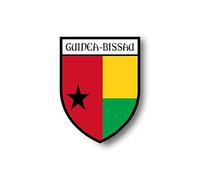 Akachafactory Autocollant Sticker Voiture Moto Blason Ville Drapeau guinee Bissau