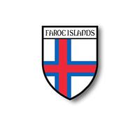 Akachafactory Autocollant Sticker Voiture Moto Blason Ville Drapeau iles feroes
