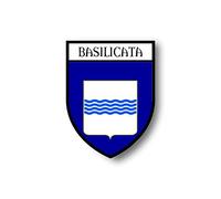 Akachafactory Autocollant Sticker Voiture Moto Blason Ville Drapeau Italie Basilicata