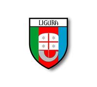 Akachafactory Autocollant Sticker Voiture Moto Blason Ville Drapeau Italie Liguria