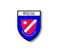 Akachafactory Autocollant Sticker Voiture Moto Blason Ville Drapeau Italie Molise