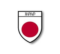 Akachafactory Autocollant Sticker Voiture Moto Blason Ville Drapeau Japon Japonais