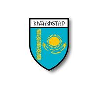 Akachafactory Autocollant Sticker Voiture Moto Blason Ville Drapeau Kazakhstan Kazakh