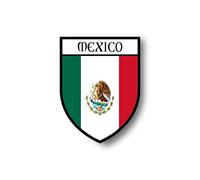 Akachafactory Autocollant Sticker Voiture Moto Blason Ville Drapeau Mexique Mexicain