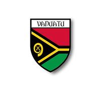 Akachafactory Autocollant Sticker Voiture Moto Blason Ville Drapeau Vanuatu