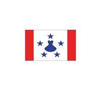Akachafactory Autocollant Sticker Voiture Moto Vinyl Drapeau iles Australes polynesie