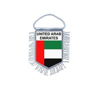 Akachafactory Fanion Mini Drapeau Pays Voiture Decoration emirats Arabes Unis
