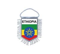 Akachafactory Fanion Mini Drapeau Pays Voiture Decoration ethiopie ethiopien