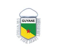 Akachafactory Fanion Mini Drapeau Pays Voiture Decoration guyane