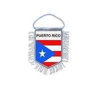 Akachafactory Fanion Mini Drapeau Pays Voiture Decoration Puerto Porto Rico