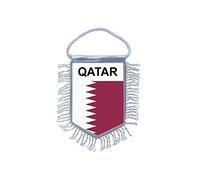 Akachafactory Fanion Mini Drapeau Pays Voiture Decoration Qatar Qatari