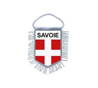 Akachafactory Fanion Mini Drapeau Pays Voiture Decoration Savoie Savoyard