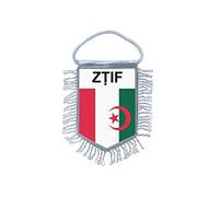 Akachafactory Fanion Mini Drapeau Pays Voiture Decoration Souvenir Blason setif Algerie