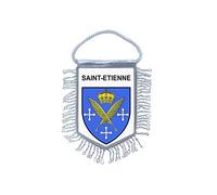 Akachafactory Fanion Mini Drapeau Pays Voiture Decoration St Saint Etienne France