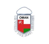 Akachafactory Fanion Mini Drapeau Pays Voiture Decoration sultanat Oman omanais