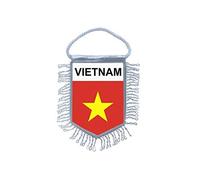 Akachafactory Fanion Mini Drapeau Pays Voiture Decoration Vietnam vietnamien