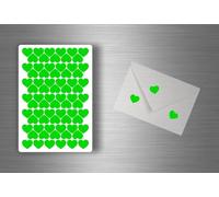 Akachafactory lot 72x Autocollant Stickers Scrapbooking Scrapbook DIY Carte Coeur - Vert