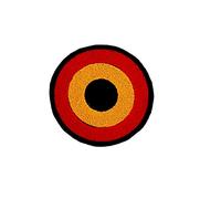 Akachafactory Patch ecusson Brode Aviation Drapeau Armee Airforce Belgique cocarde Belge