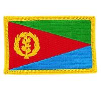 Akachafactory Patch écusson brodé Drapeau erythrée thermocollant Insigne Backpack