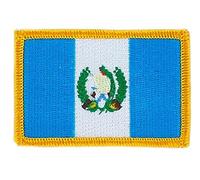 Akachafactory Patch écusson brodé Drapeau Guatemala thermocollant Insigne Blason Backpack