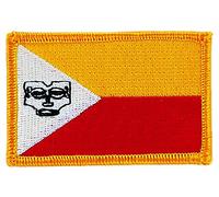 Akachafactory Patch écusson brodé Drapeau Îles marquises polynesie thermocollant Backpack