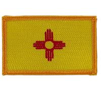 Akachafactory Patch écusson brodé Drapeau Nouveau Mexique USA americain Etats Unis