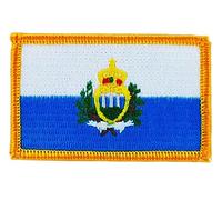 Akachafactory Patch écusson brodé Drapeau Saint Marin St san Marino thermocollant Backpack
