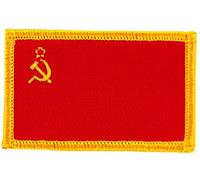Akachafactory Patch écusson brodé Drapeau URSS CCCP Russie Union sovietique thermocollant
