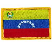 Akachafactory Patch écusson brodé Drapeau Venezuela thermocollant Insigne Blason