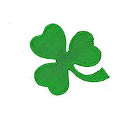 Akachafactory Patch ecusson Brode thermocollant Backpack treffle Irlande Irlandais Chance