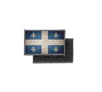 Patch ecusson imprime badge vintage drapeau canada quebec