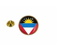 Akachafactory pins pin Badge pin's Drapeau Antigua Barbuda Rond cocarde