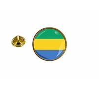 Akachafactory pins pin Badge pin's Drapeau Gabon gabonais Rond cocarde
